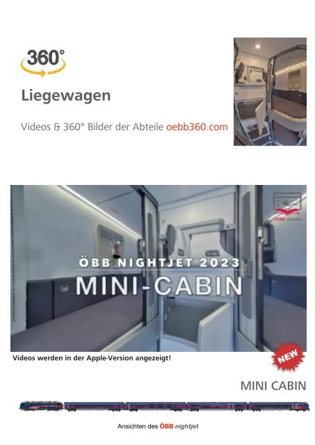 ÖBB nightjet Fahrpläne