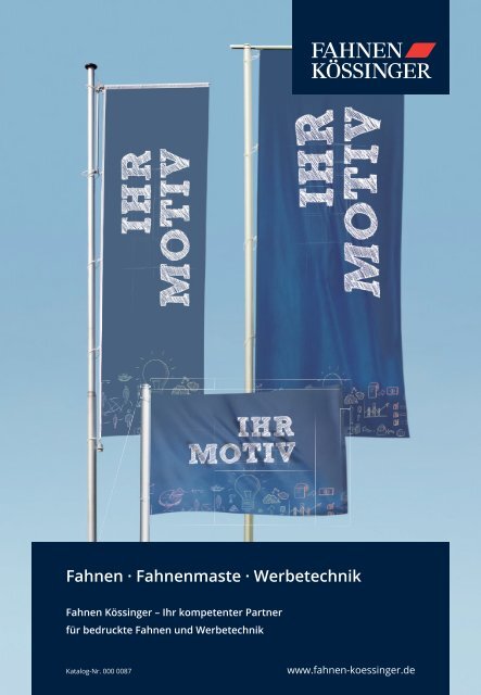 Fahnen - Fahnenmasten - Werbetechnik