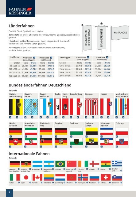 Fahnen - Fahnenmasten - Werbetechnik