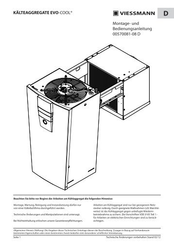 D - Viessmann Kältetechnik AG