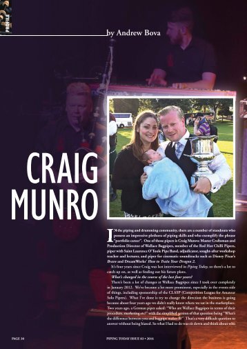 Craig Munro Wallace Bagpipes Ltd