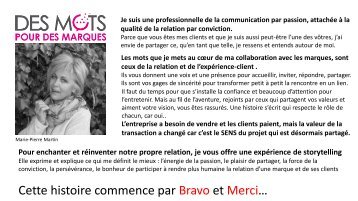 L&#039;enchantement de la relation client