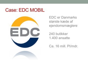 Case: EDC MOBIL - Markedsføring