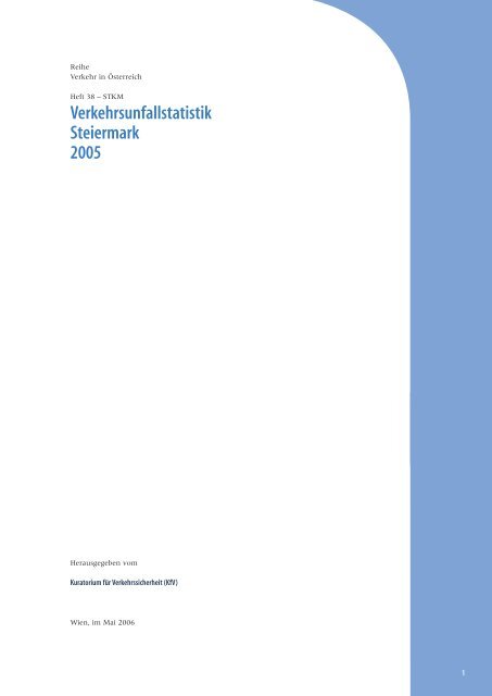 Steiermark Verkehrsunfallstatistik 2005 - KfV