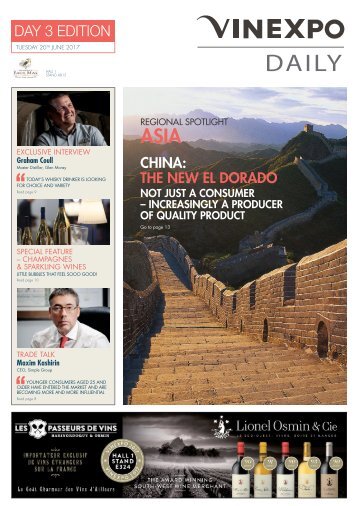 Vinexpo Daily - Day 3 Edition 