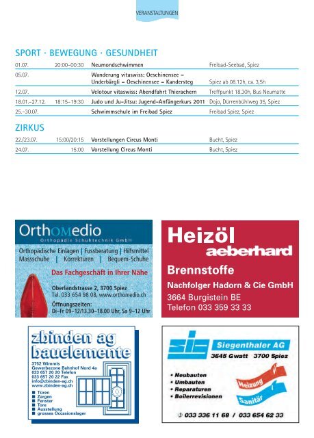 07spiezinfo juli11 - in Spiez