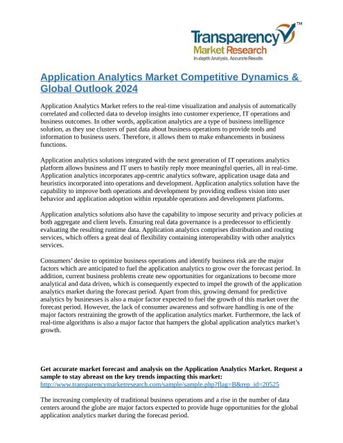 Application Analytics Market