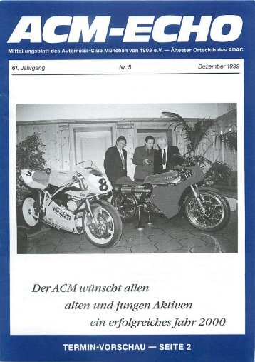 Ältester - ACM Automobilclub München von 1903 e. V.
