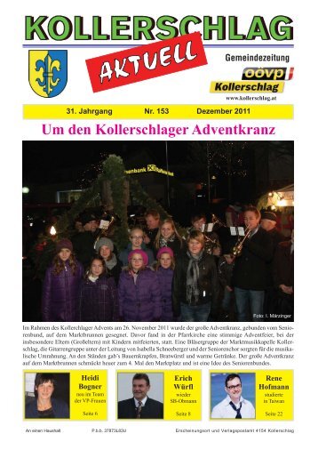 Um den Kollerschlager Adventkranz - Marktgemeinde Kollerschlag