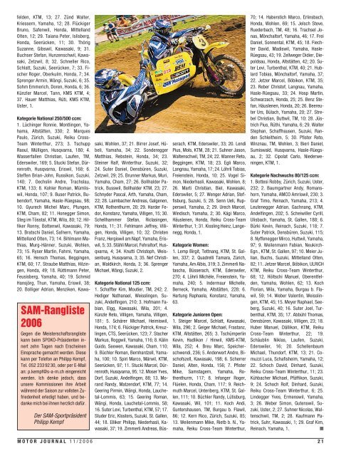 SAM-Journal - RS-Sportbilder