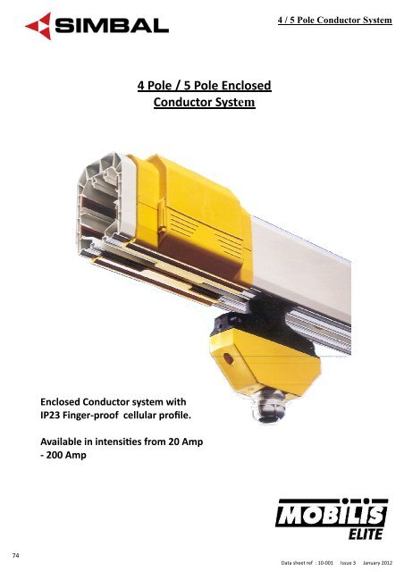 Mobilis Elite Enclosed Conductor systems - Simbal.net