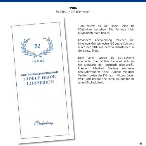 KG Fidele-Heide 1936 eV Tanzmariechen Blau-Weiß