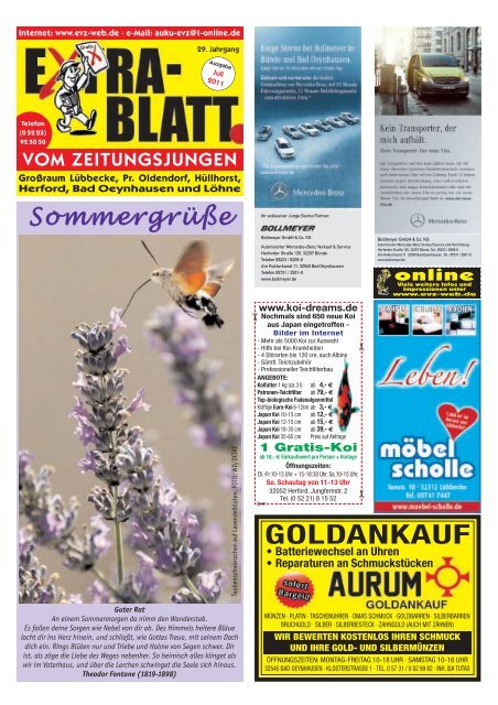 Goldankauf Extrablatt Vom Zeitungsjungen