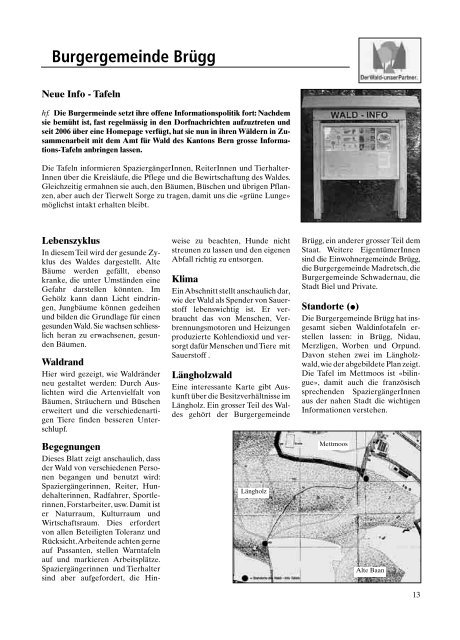 Dorfnachrichten Juni '07 (pdf 1 Mb) - Gemeinde Brügg