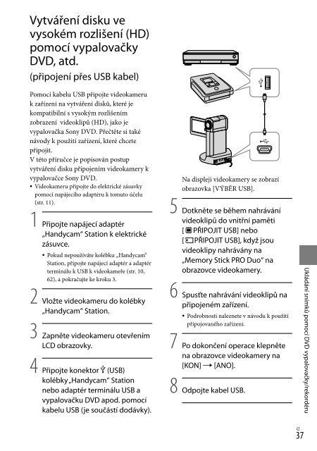 Sony HDR-TG5VE - HDR-TG5VE Consignes d&rsquo;utilisation Hongrois