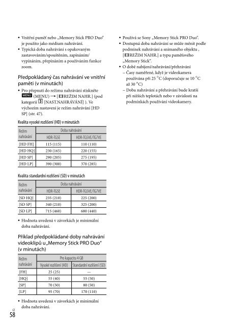 Sony HDR-TG5VE - HDR-TG5VE Consignes d&rsquo;utilisation Polonais