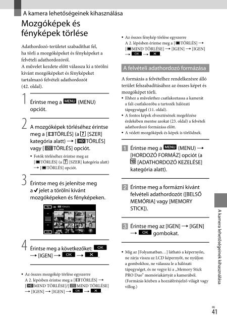 Sony HDR-TG5VE - HDR-TG5VE Consignes d&rsquo;utilisation Polonais