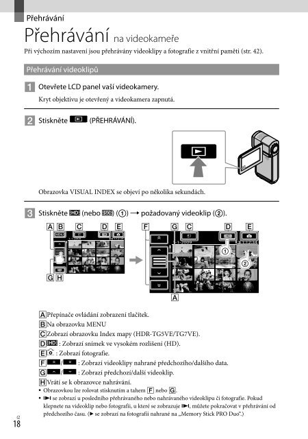 Sony HDR-TG5VE - HDR-TG5VE Consignes d&rsquo;utilisation Polonais