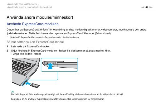 Sony VPCCW2S1E - VPCCW2S1E Mode d'emploi Su&eacute;dois