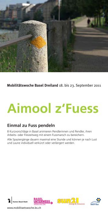 Aimool z'Fuess - Bau- und Verkehrsdepartement | Mobilität - Basel ...