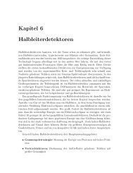 Kapitel 6 Halbleiterdetektoren - HERA-B - Desy