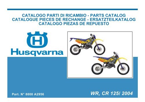Piston Husqvarna 125 WR / CR 1976-1983 - Enduro Vintage