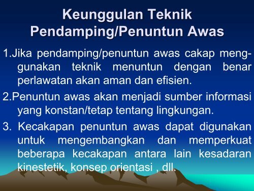 ORIENTASI MOBILITAS Oleh : Sari Rudiyati