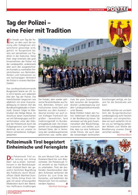 POLIZEI aktuell - FSG