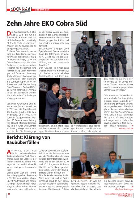 POLIZEI aktuell - FSG