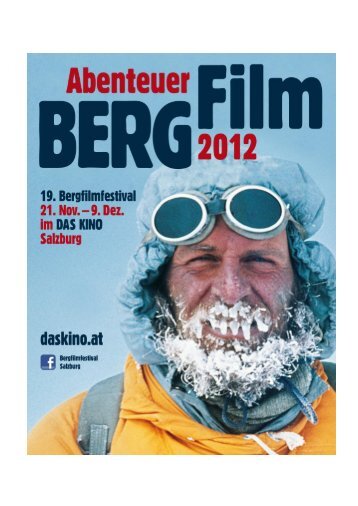 Bergfilmfestival Salzburg 2012 - Gesamtprogramm