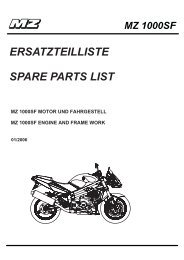 ERSATZTEILLISTE SPARE PARTS LIST - GRAHAMS Motorcycles