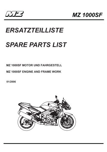 MZ 1000SF - GRAHAMS Motorcycles