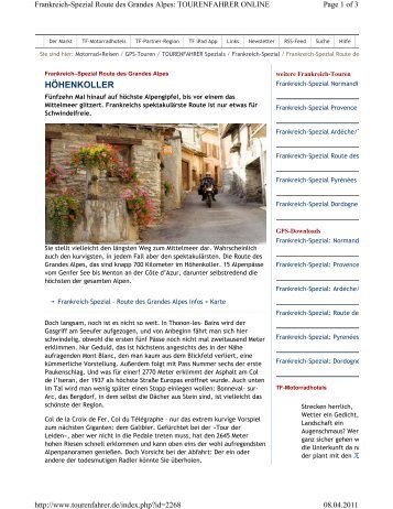 Frankreich–Spezial Route des Grandes Alpes.pdf - GS-Forum.eu