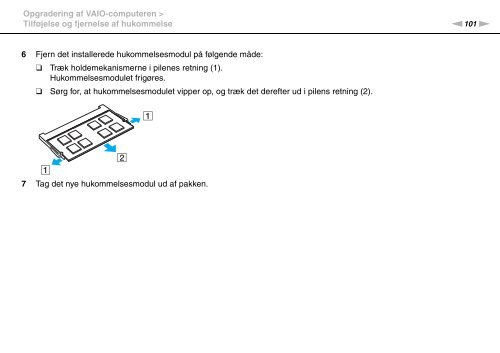 Sony VPCEB3B4E - VPCEB3B4E Mode d'emploi Danois