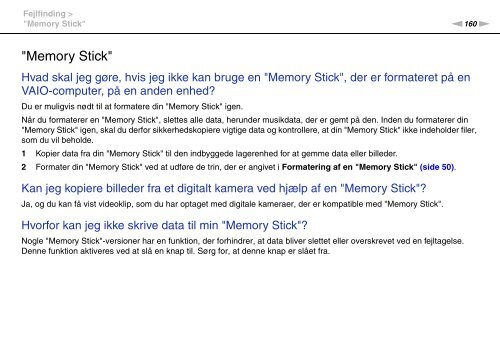 Sony VPCEB3B4E - VPCEB3B4E Mode d'emploi Danois