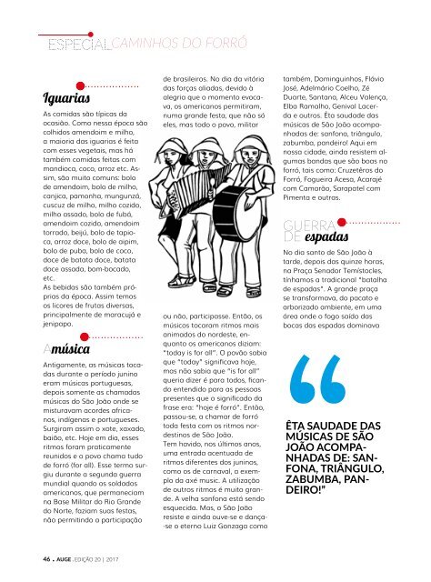 REVISTA AUGE - EDIÇÃO 20