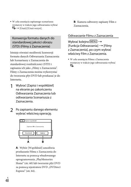 Sony HDR-PJ740VE - HDR-PJ740VE Consignes d&rsquo;utilisation Hongrois