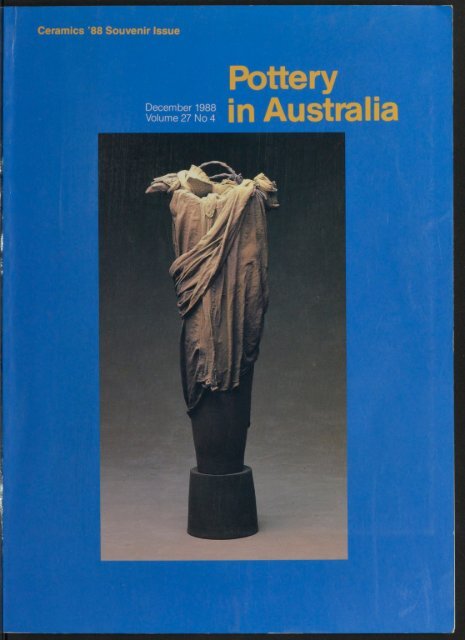 Pottery In Australia Vol 27 No 4 December 1988