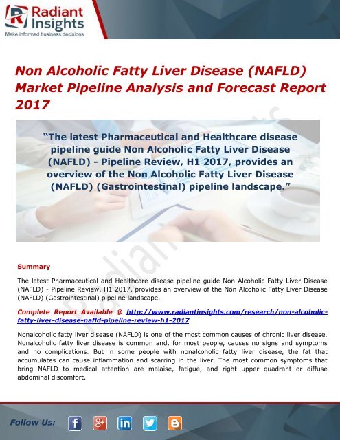 Non Alcoholic Fatty Liver Disease (NAFLD) Market Share, Trends and ...