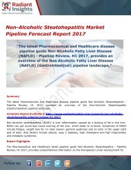 Non-Alcoholic Steatohepatitis Market Growth, Trends, Analysis and Outlook 2017