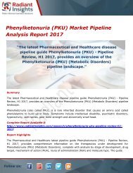 Phenylketonuria (PKU) Market Size, Share, Opportunities and Outlook 2017