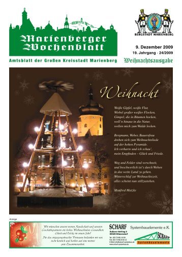 Weihnachten in Familie - Bergstadt Marienberg