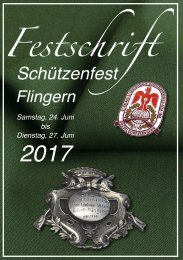 Festschrift Schützenfest Düsseldorf-Flingern 2017