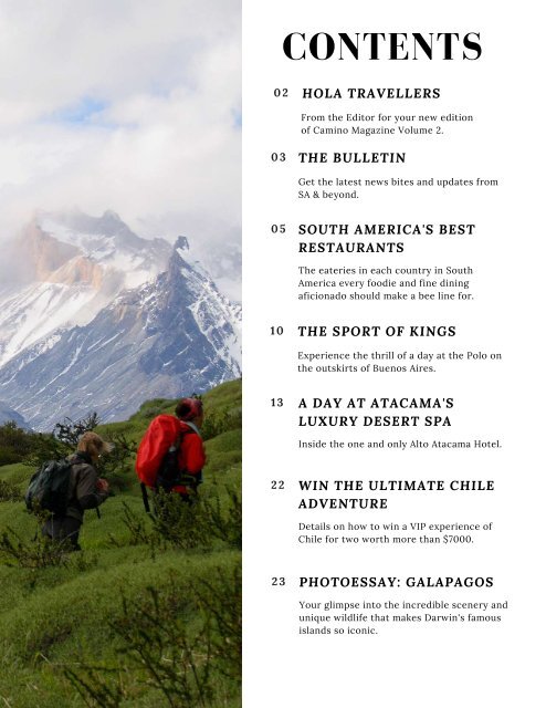 Camino Travel Magazine Issue 2