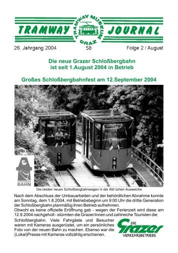S onntag , 12. September 2004 - Tramway Museum Graz