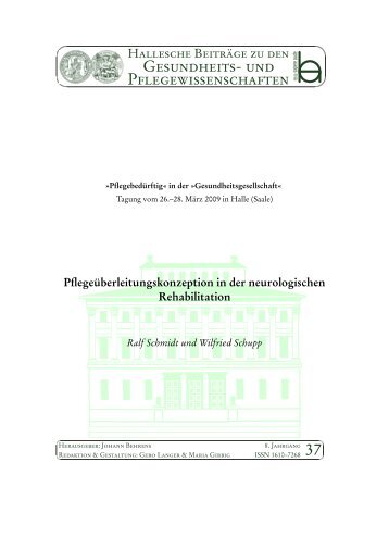 Pflegeüberleitungskonzeption in der neurologischen Rehabilitation