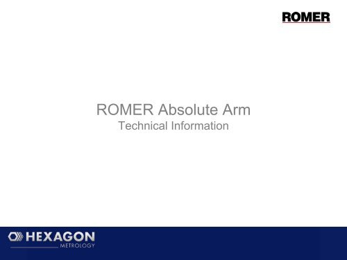 The new ROMER Absolute Arm RA7 - vrecossis.gr