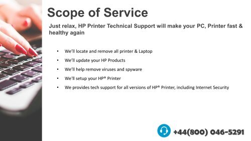 HP Printer Support Phone Number +44-800-046-5291 UK for Help 