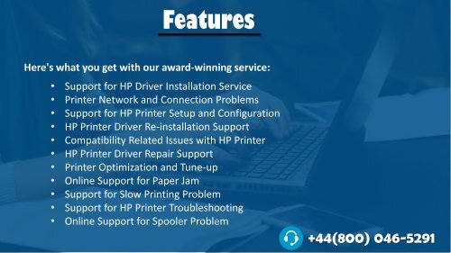 HP Printer Support Phone Number +44-800-046-5291 UK for Help 