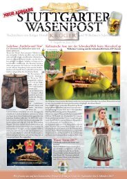 STUTTGARTER WASENPOST - Ausgabe Juni 2017